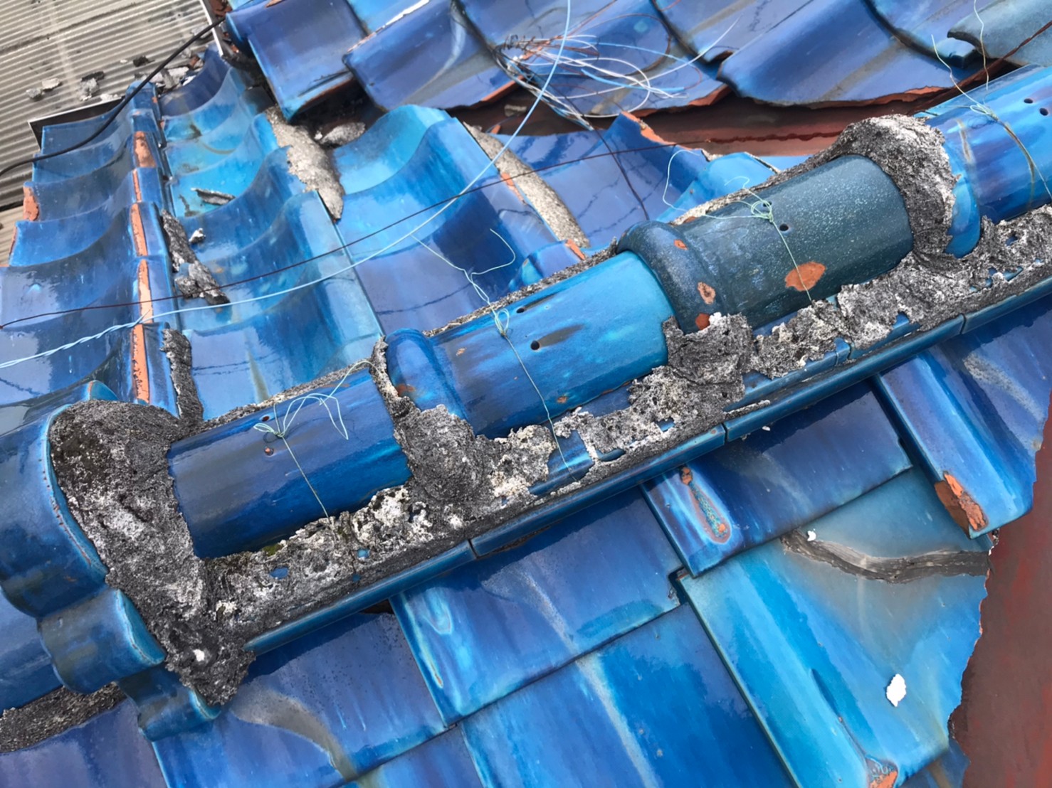 ブルーシート養生